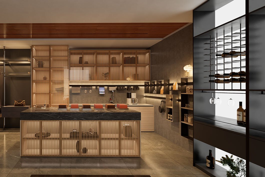 Open Bookshelf Case